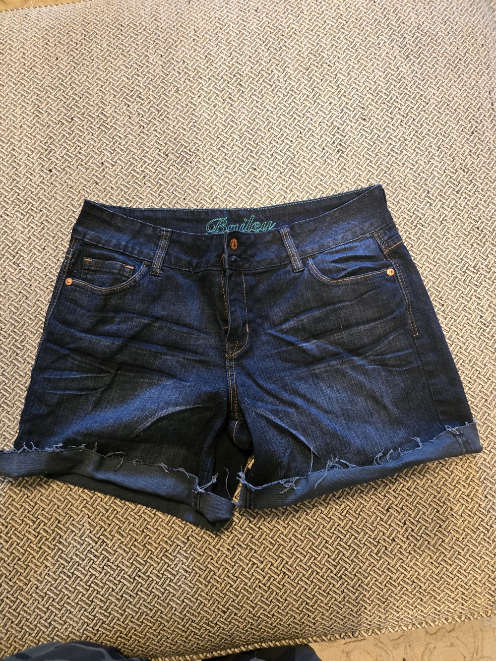 dELiA*s Dark Blue Denim Cutoff Shorts
